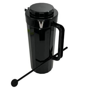 Tupperware Vintage 2 Liter Black Pitcher Lid Stir Spoon